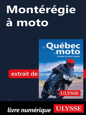 cover image of Montérégie à moto